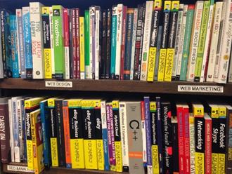 organized books representing structured data