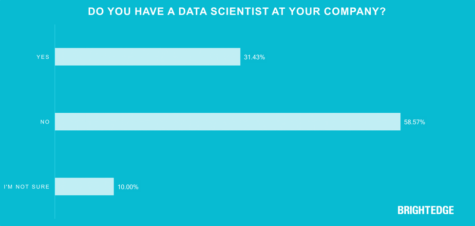 Do you have a data scientist at your company? Survey results
